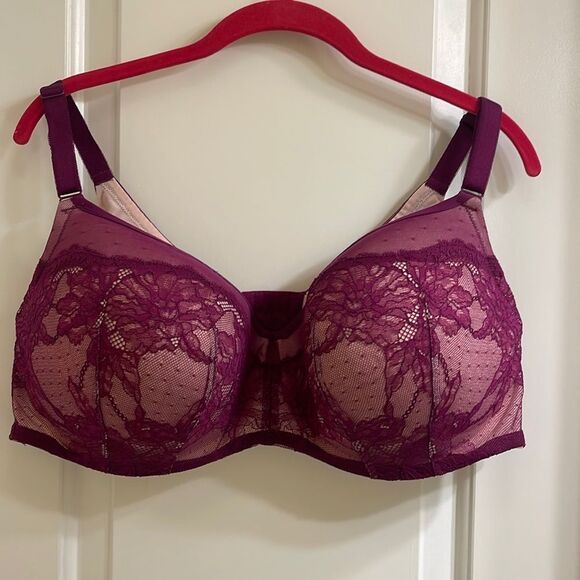 Torrid Lightly Lined Full Coverage Balconette Bra Size 46DD - Picture 2 of 16